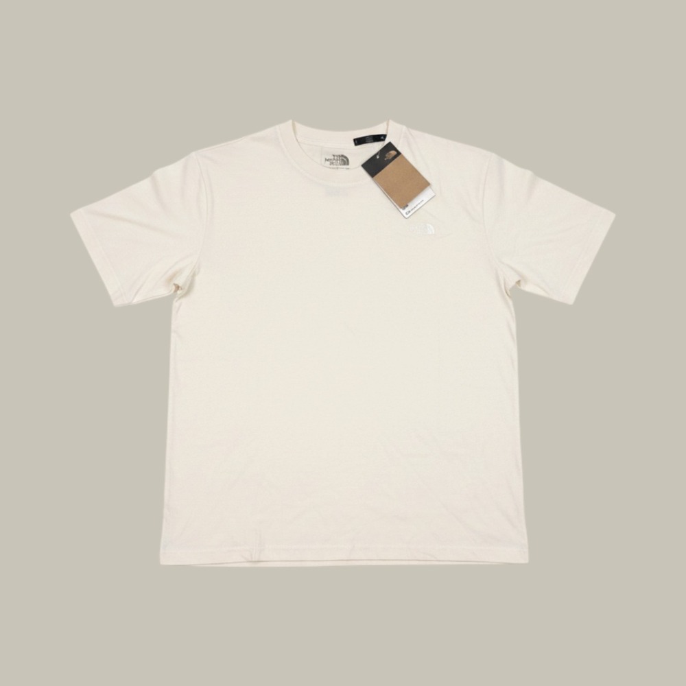The North Face Womens Evolution OS Tee White Dune NF0A8B6YQLI1 L